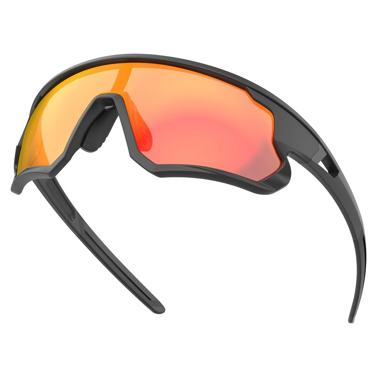 Gafas de Ciclismo Polarizadas YOZISS Cg9012b-r UV400