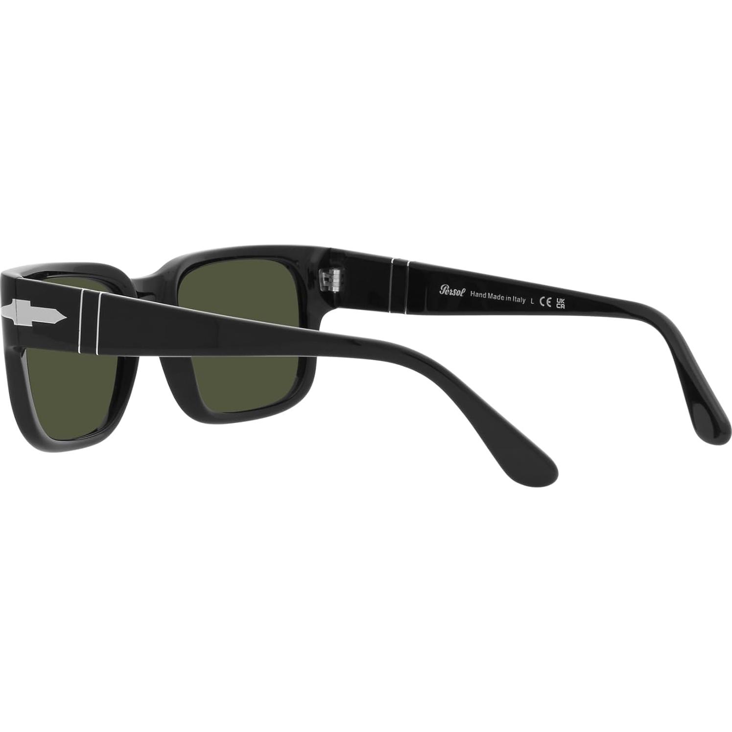 Gafas de sol Rectangulares Persol PO3315S 100% UV Negro/Verde