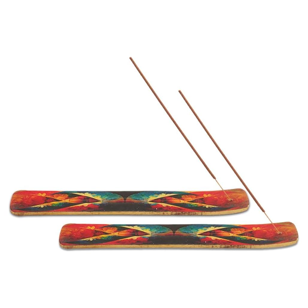Soporte de Incienso de Madera NAQSH - Paquete de 2 - 27.69 cm