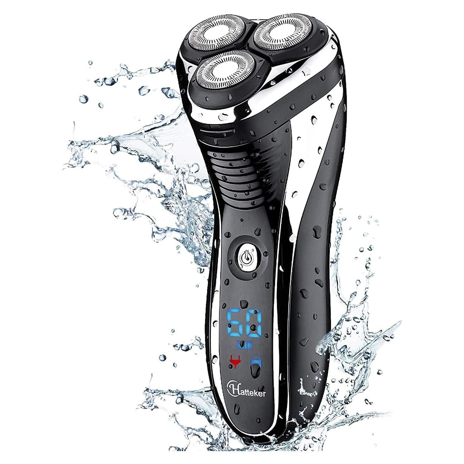 Afeitadora eléctrica Hatteker RSCX-7568D impermeable 4D