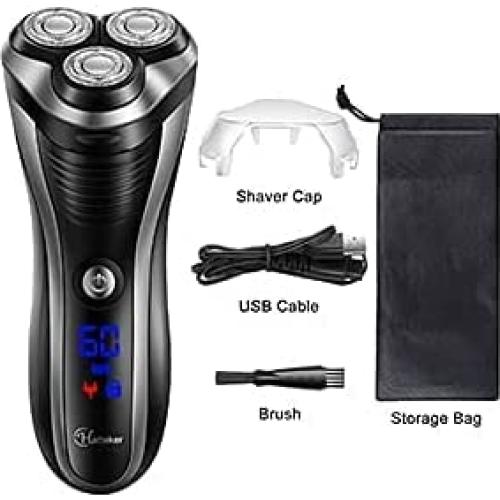 Afeitadora eléctrica Hatteker RSCX-7568D impermeable 4D