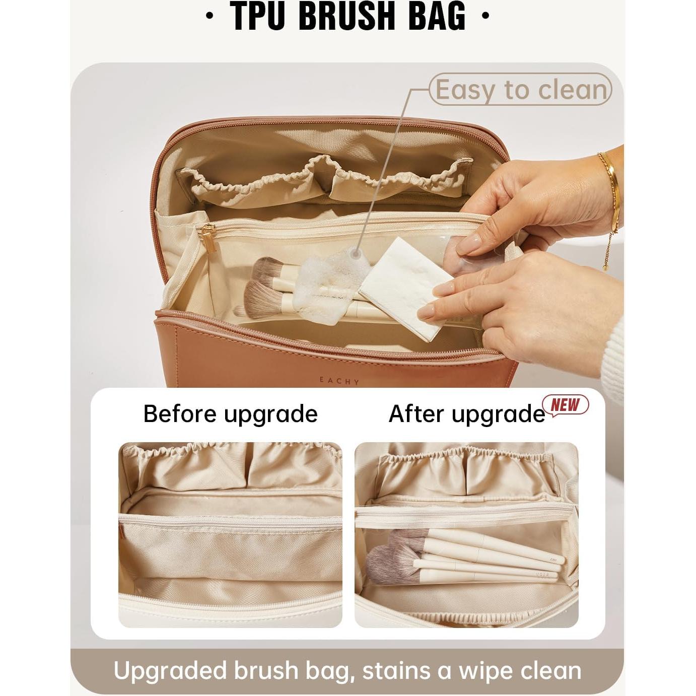 Bolsa de Maquillaje EACHY Mediana Impermeable con Asa