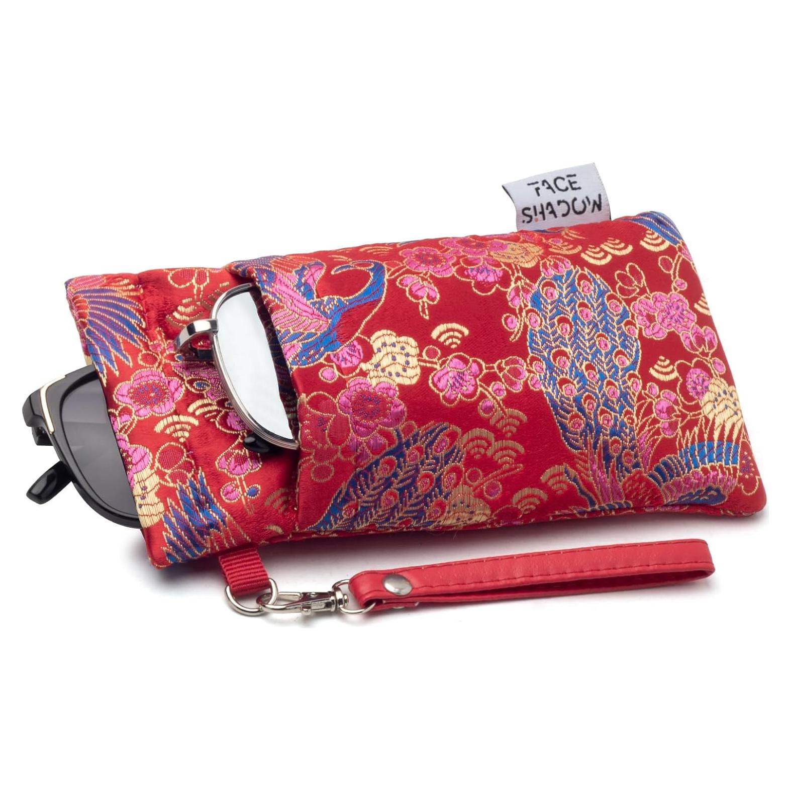 Estuche para Gafas Microfibra Rojo Seda 180x90mm