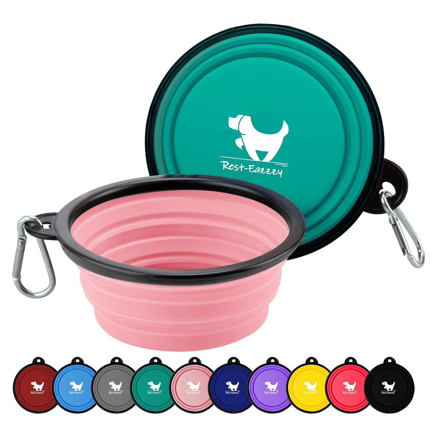 Cuencos Plegables para Perros Rest-Eazzzy 2 Unidades Silicona
