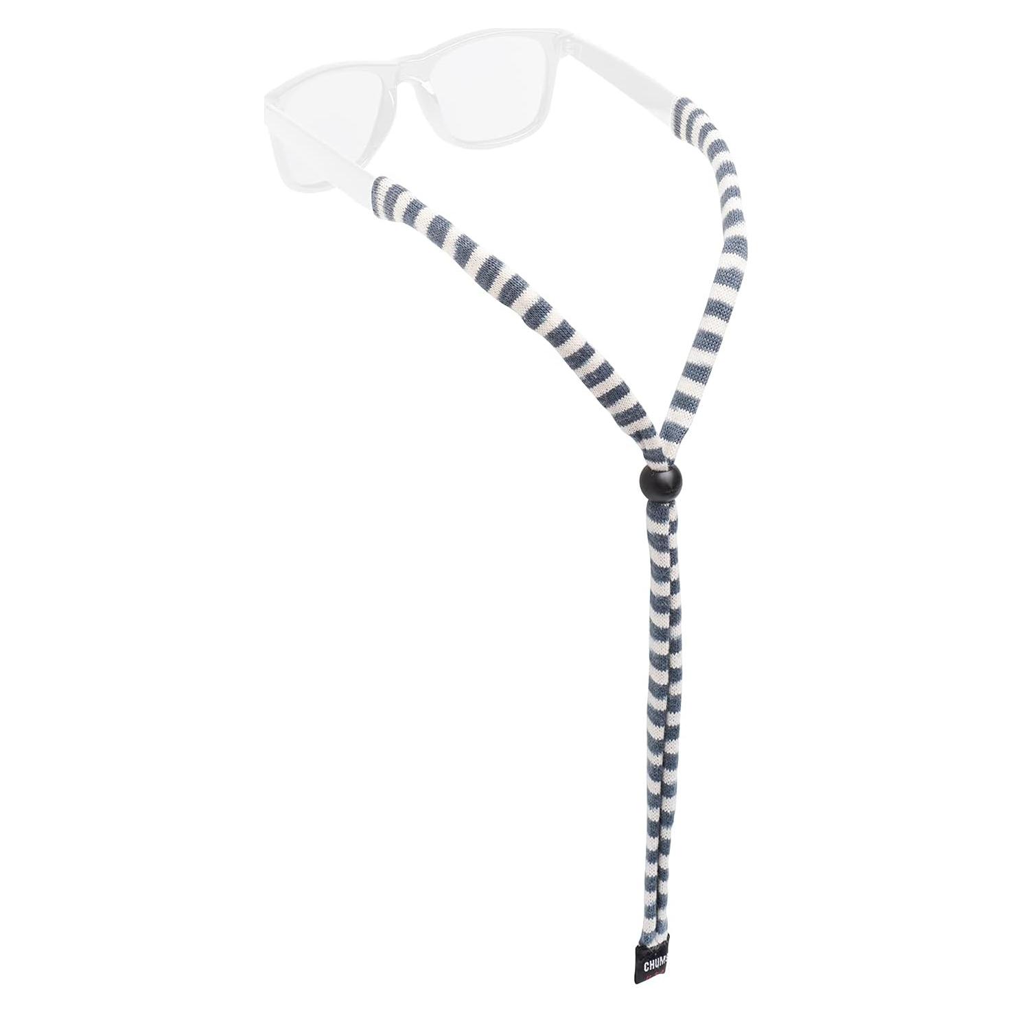 Retenedor de Gafas Chums Algodón Original Estándar Gris/Blanco