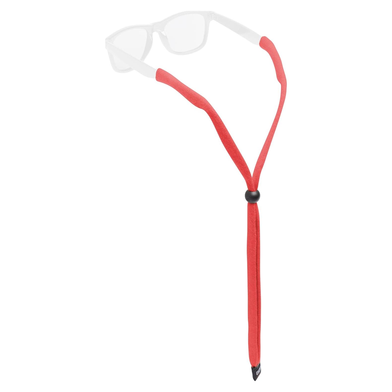 Retenedor de Gafas Chums Algodón Rojo Estándar Ajustable