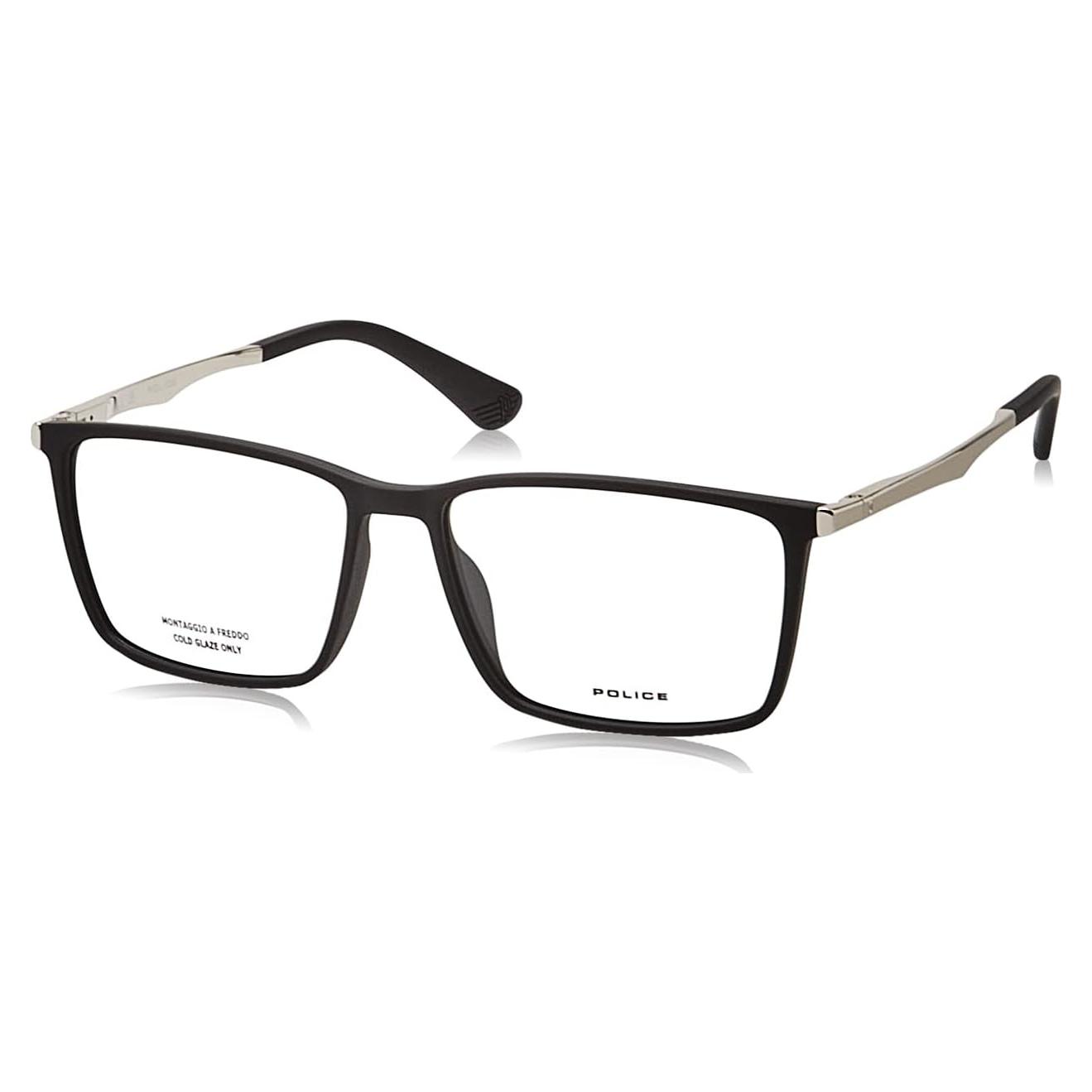 Gafas de sol Police VPLG70 para hombres, negro brillante