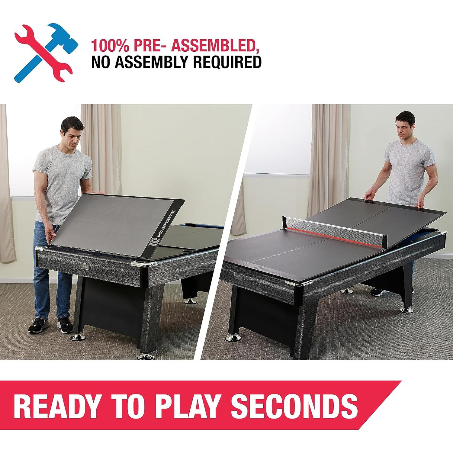 Mesa de Tenis de Mesa Plegable MD Sports 2.13 m con Red