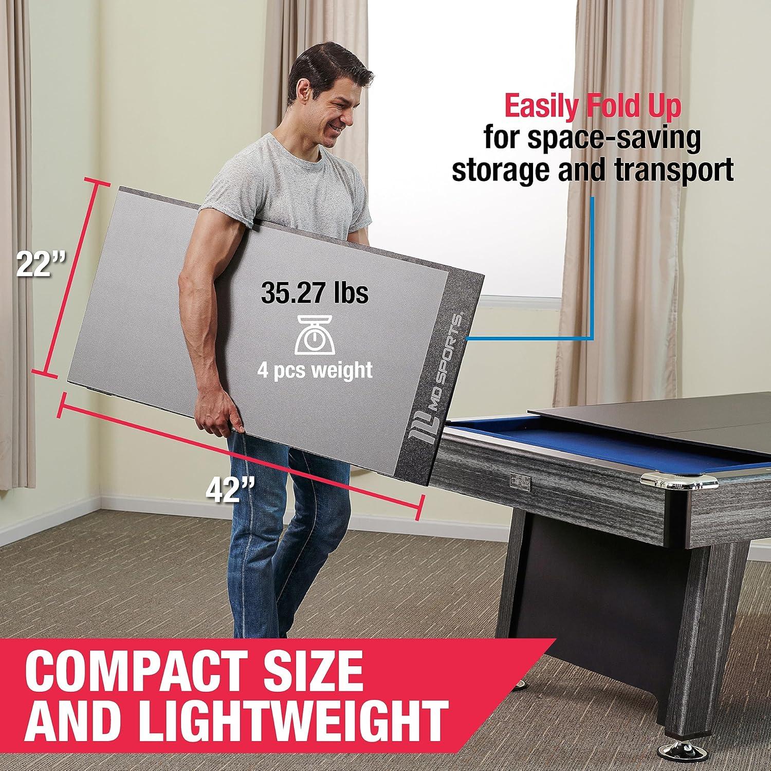 Mesa de Tenis de Mesa Plegable MD Sports 2.13 m con Red