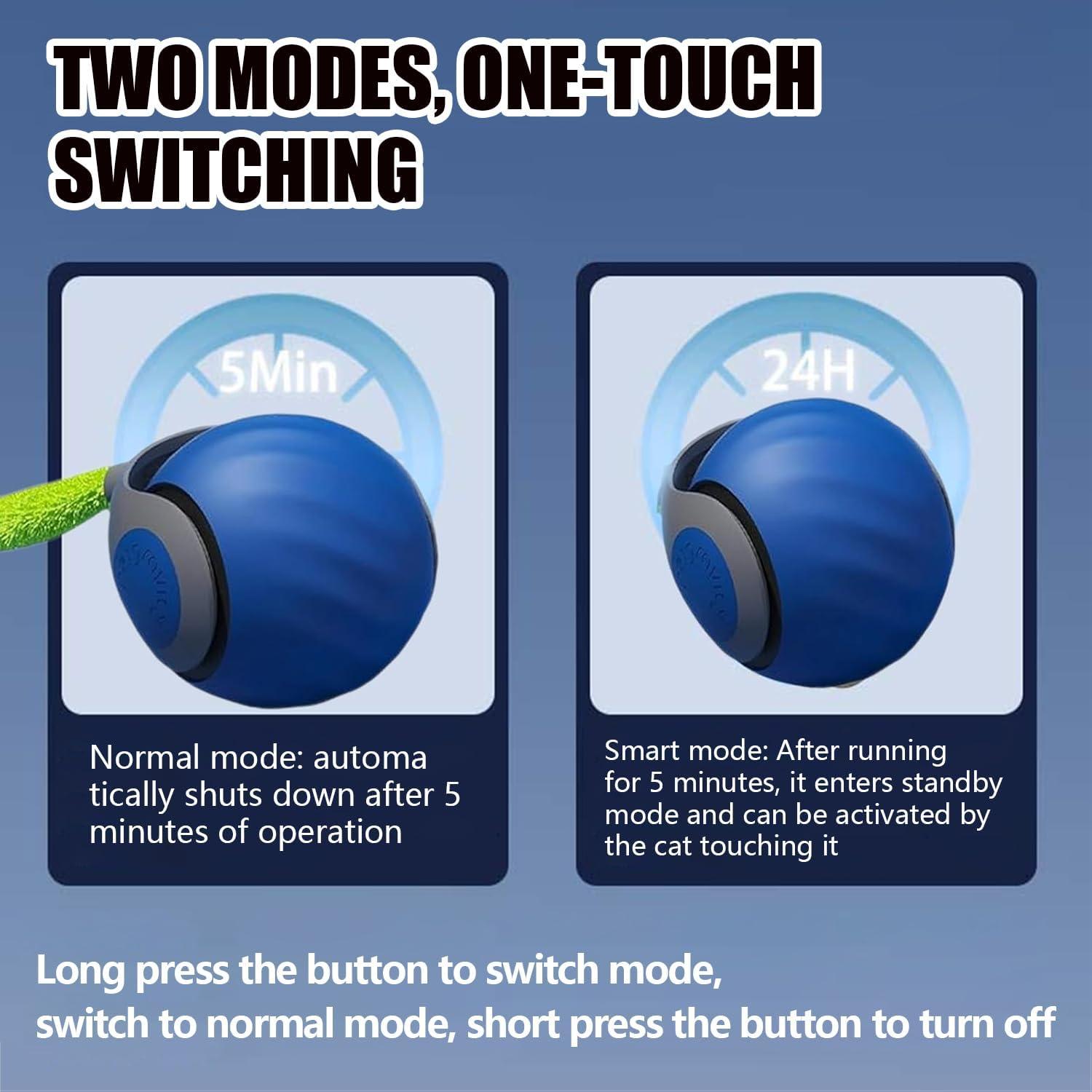 Juguete Interactivo para Gatos Huopurther Naranja 2025