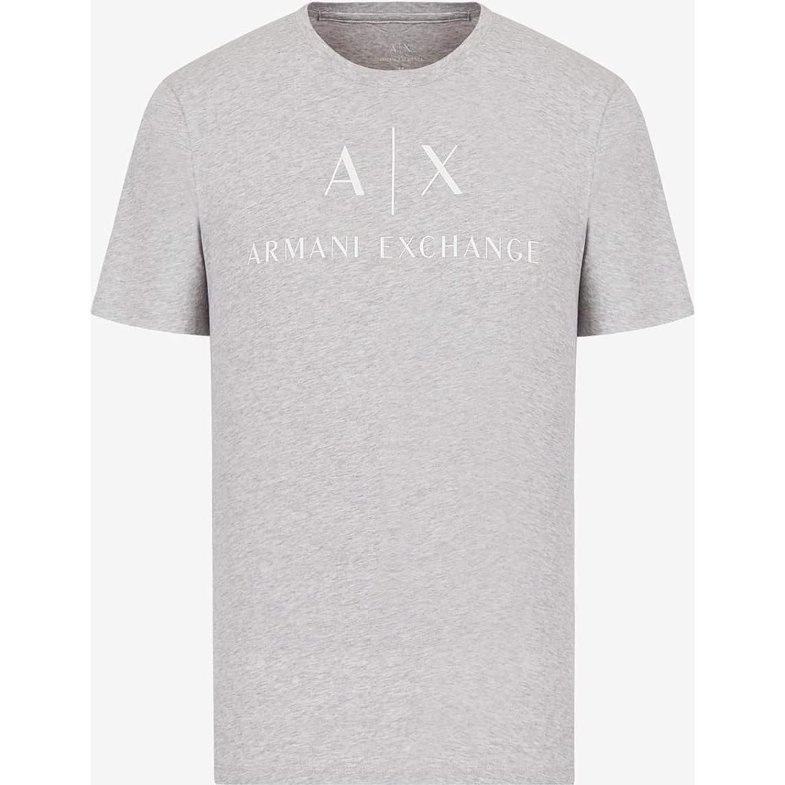 Camiseta AX Armani Exchange Hombre Cuello Redondo Gris
