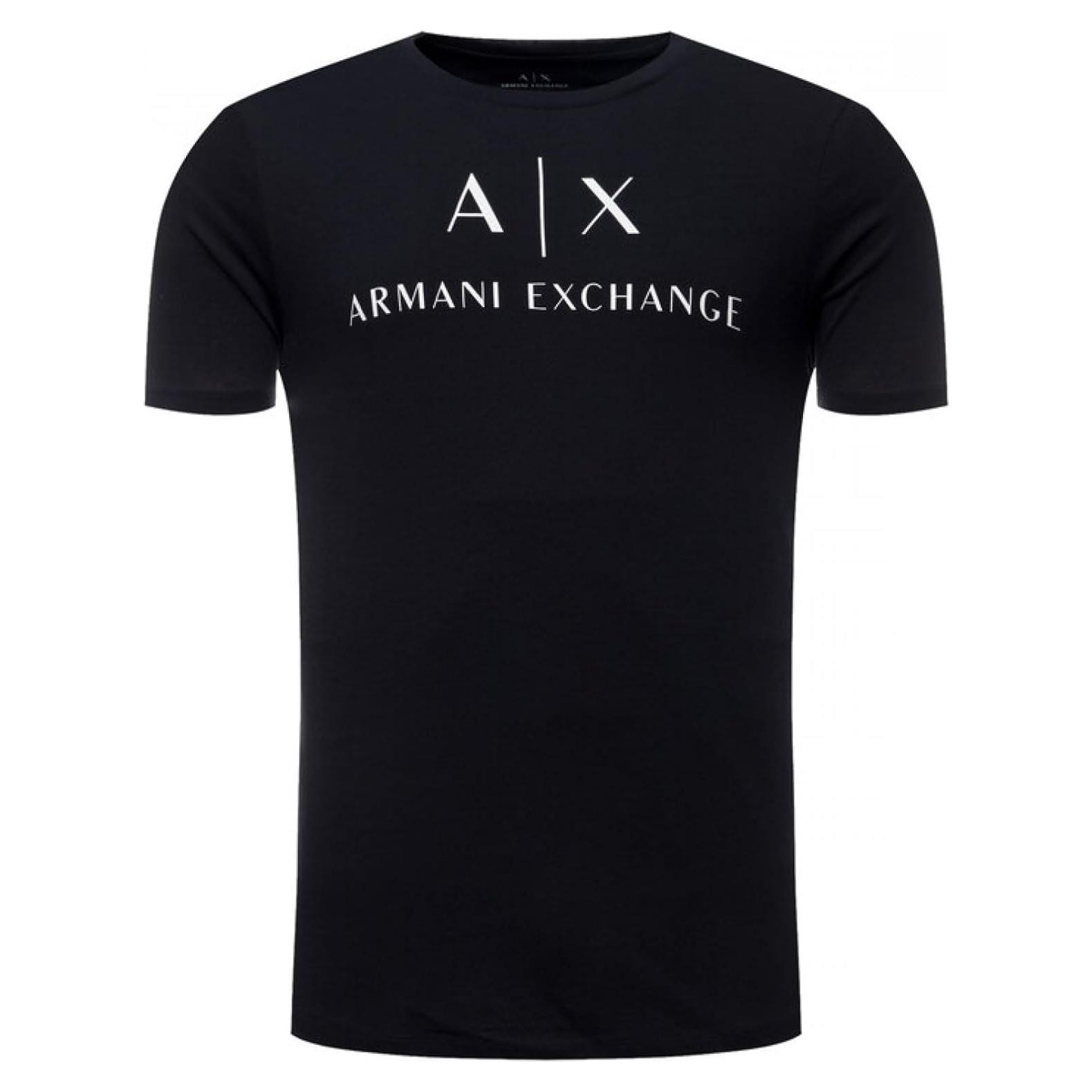 Camiseta AX Armani Exchange Hombre Cuello Redondo Azul XL