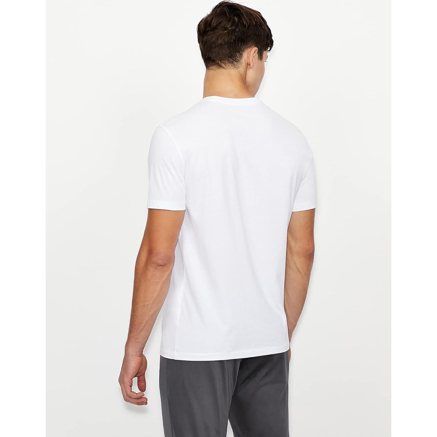 Camiseta AX Armani Exchange Hombre Cuello Redondo Algodón