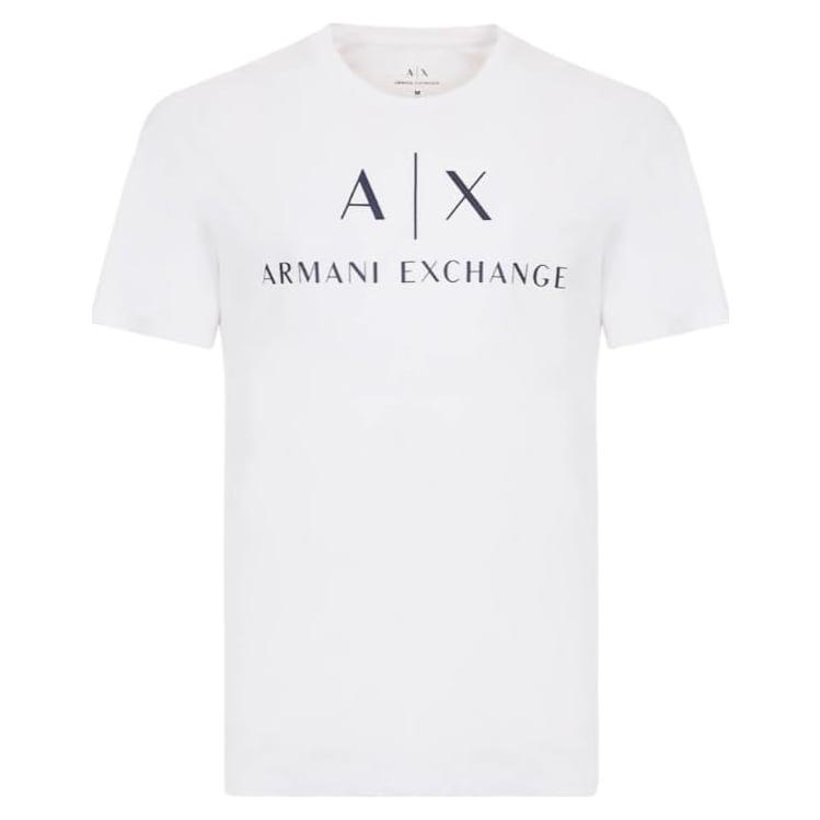 Camiseta AX Armani Exchange Hombre Cuello Redondo Algodón