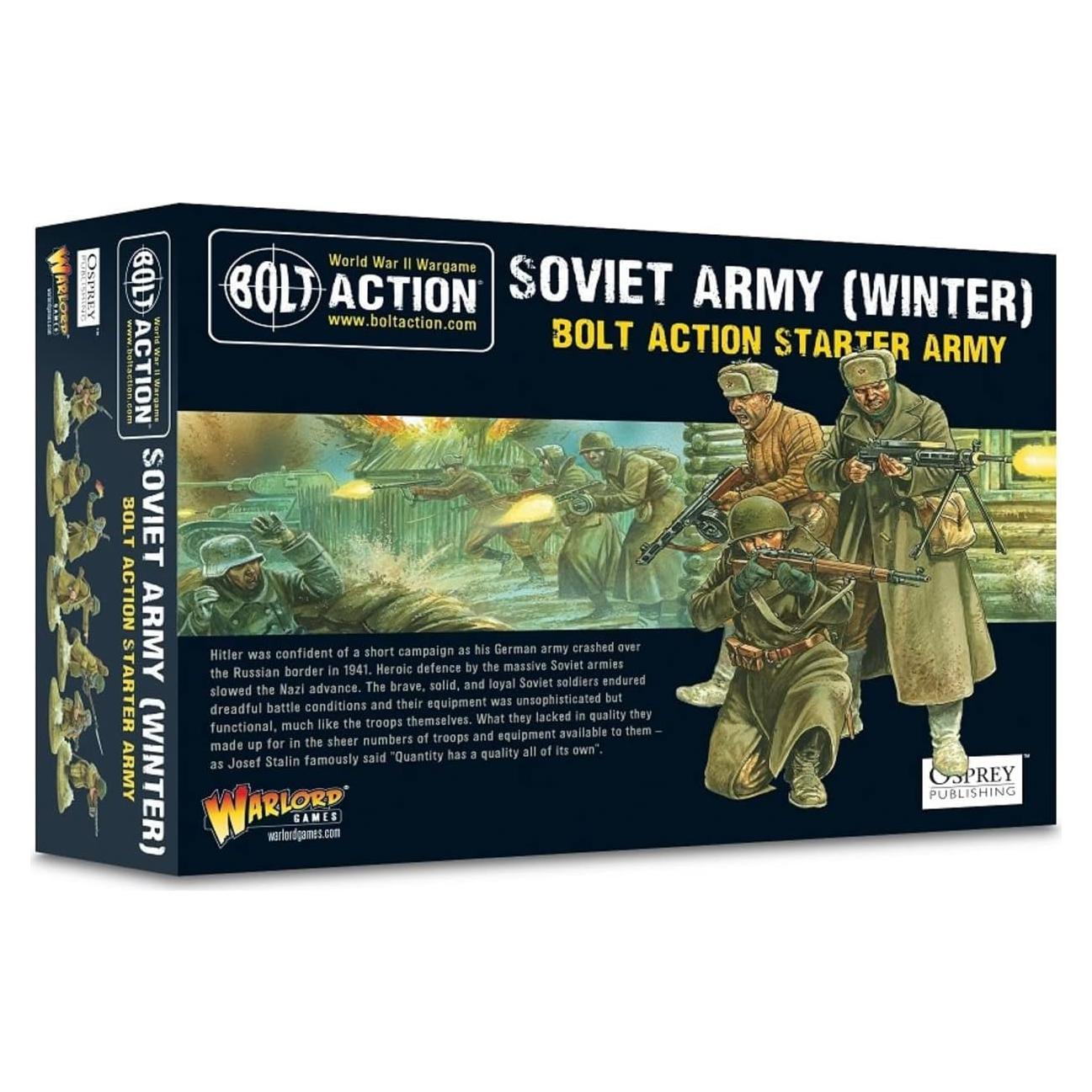 Ejército Soviético Invierno Warlord Games Bolt Action 85 Figuras