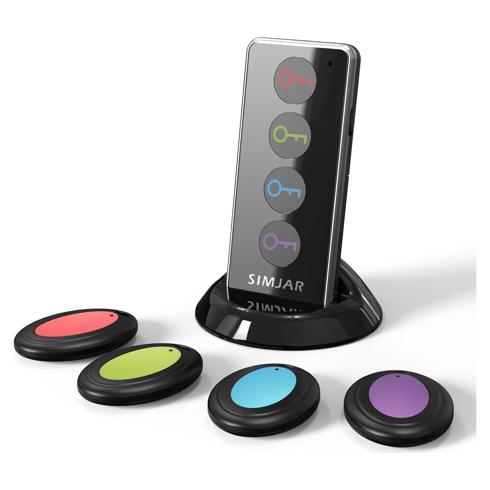 Localizador de Llaves Simjar Inalámbrico RF 40m con Linterna