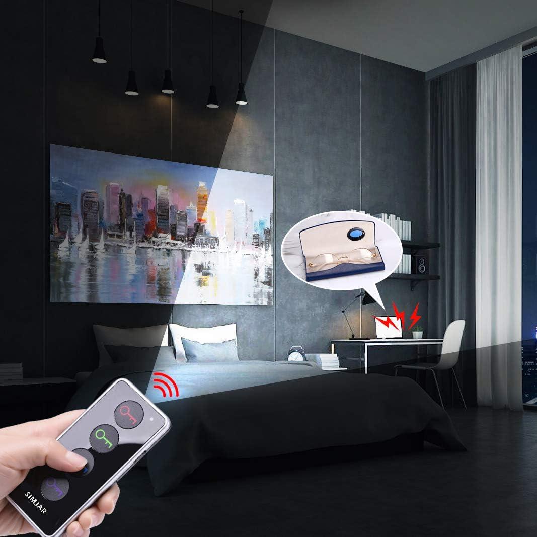 Localizador de Llaves Simjar Inalámbrico RF 40m con Linterna