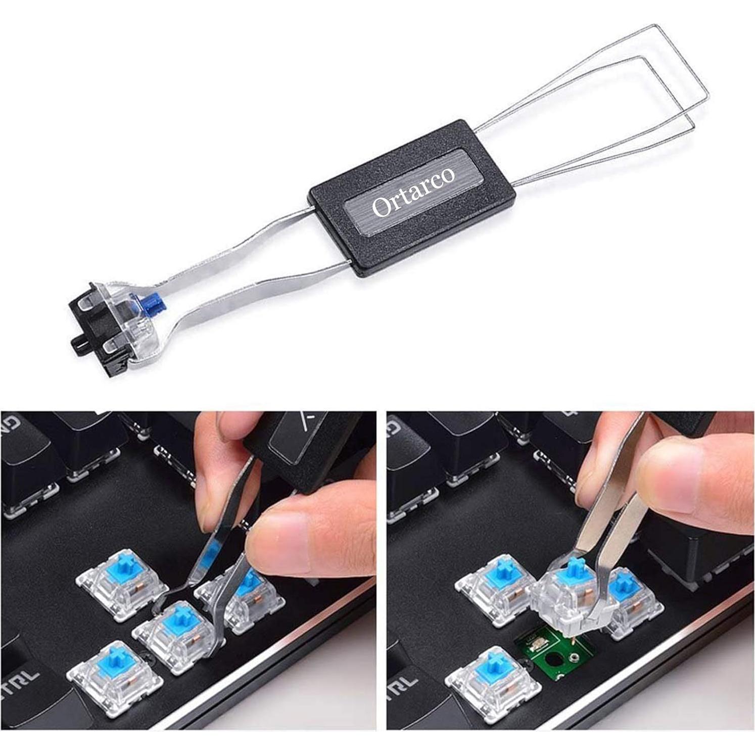 Extractor de Teclas Ortarco para Teclado Mecánico - Acero Inoxidable