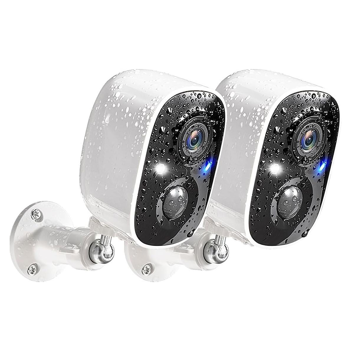 Cámaras de Seguridad GMK Inalámbricas 2K con Visión Nocturna