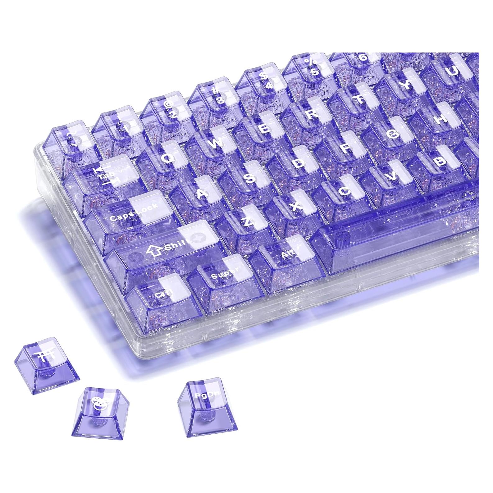 Juego de Teclas Mecánicas HITIME Moradas 124 Teclas Cherry