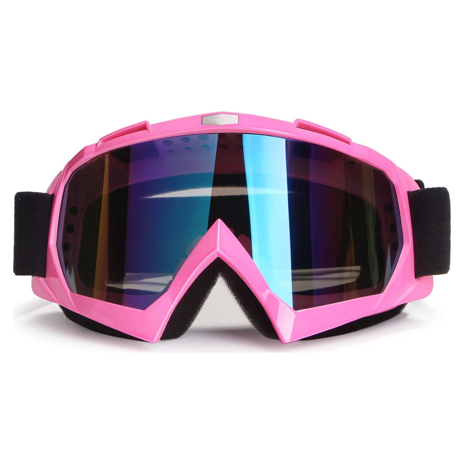 Gafas de Motocicleta 4-FQ HB-306 Rosa Anti-Vaho UV