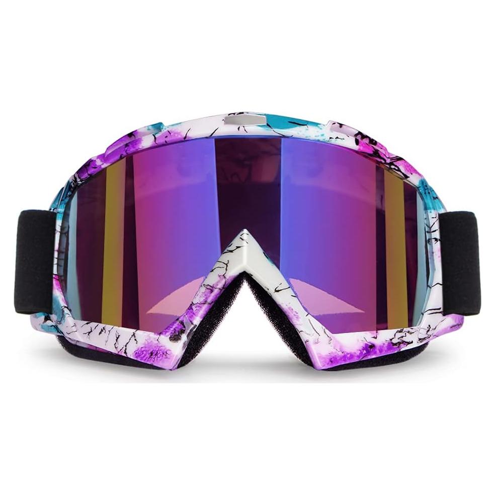 Gafas de Motocross 4-FQ HB-306 Camuflaje Rosa UV 100%