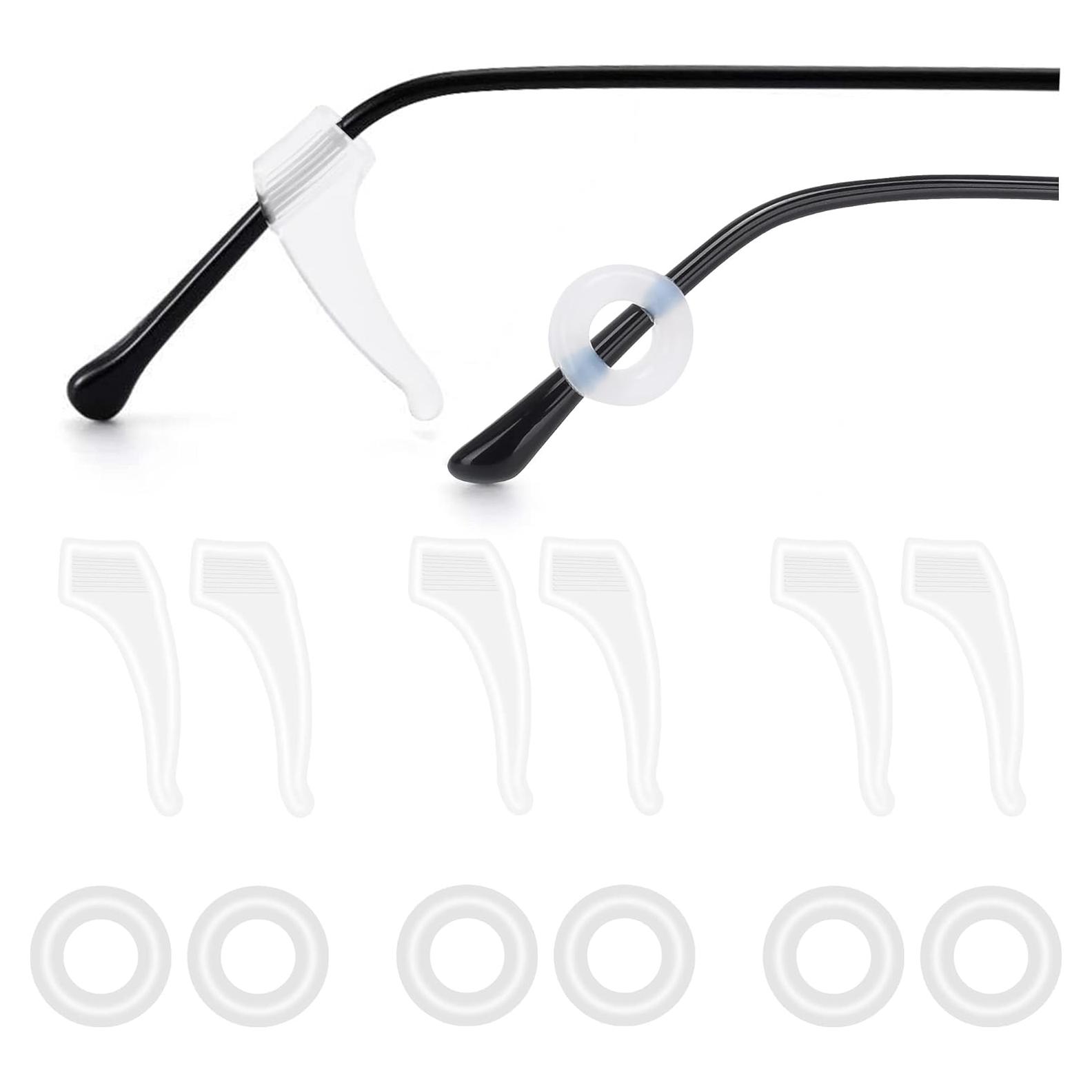 Ganchos Antideslizantes para Gafas de Oído Silicona 6 Pzas