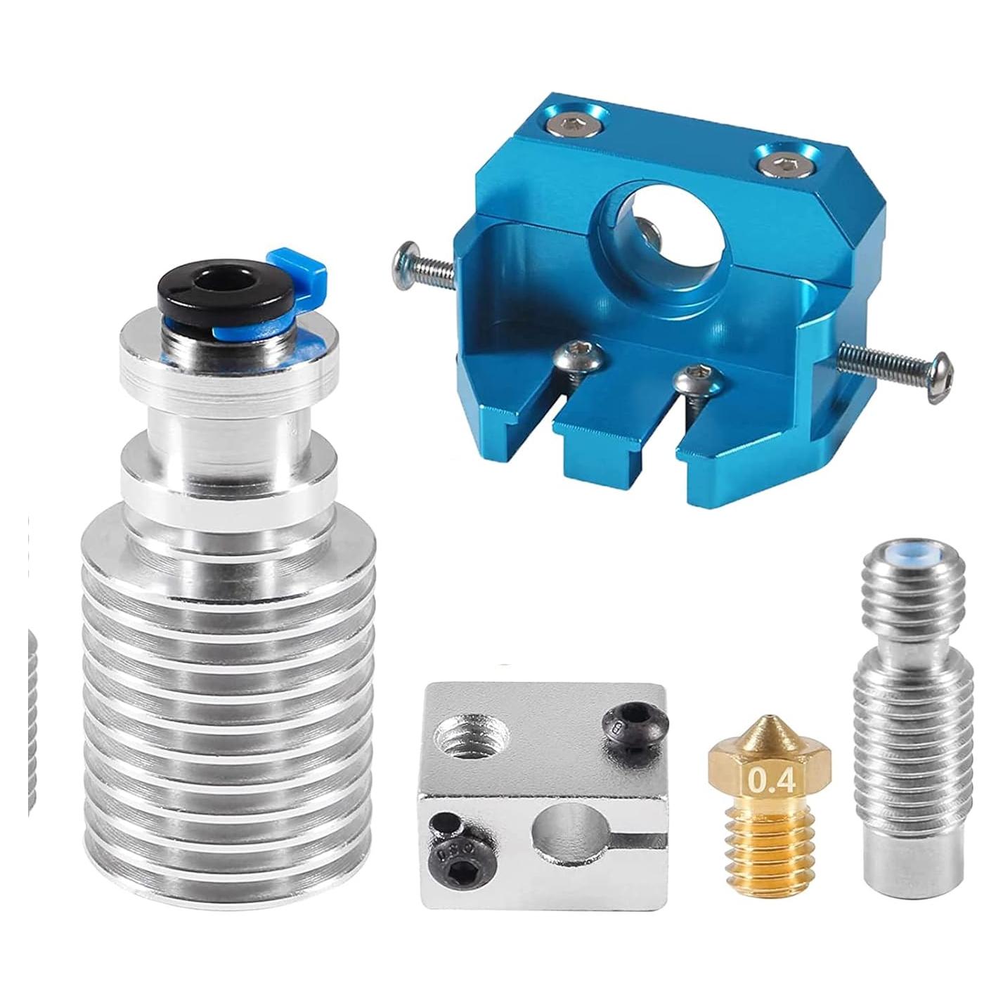 Kit Hotend E3D V6 Aluminio 1.75mm con Bloque y Disipador