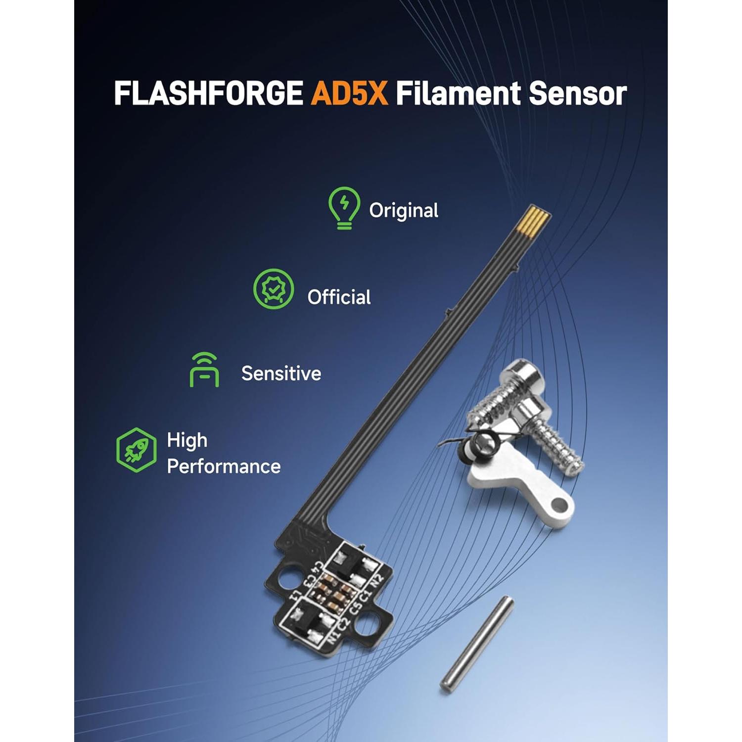 Sensor de Filamento 3D Flashforge Original para AD5X