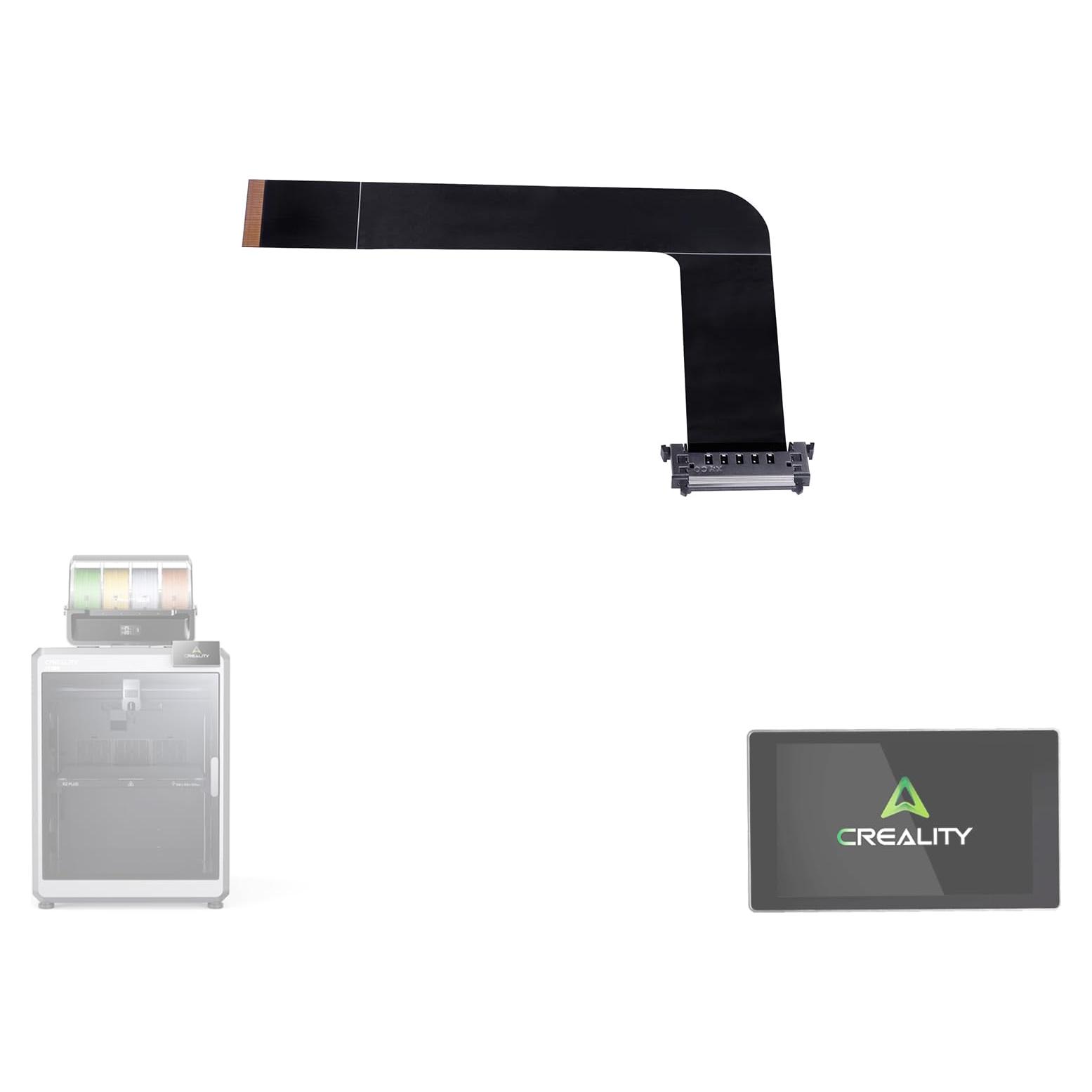 Cable de Pantalla K2 Plus Creality FPC_40P Negro PI L207