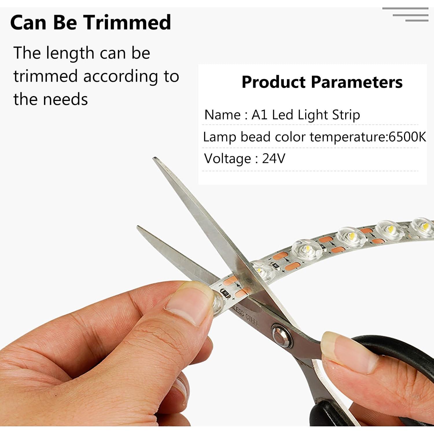 Kit Tira de Luz LED 24V para Impresora 3D Bambu Lab A1