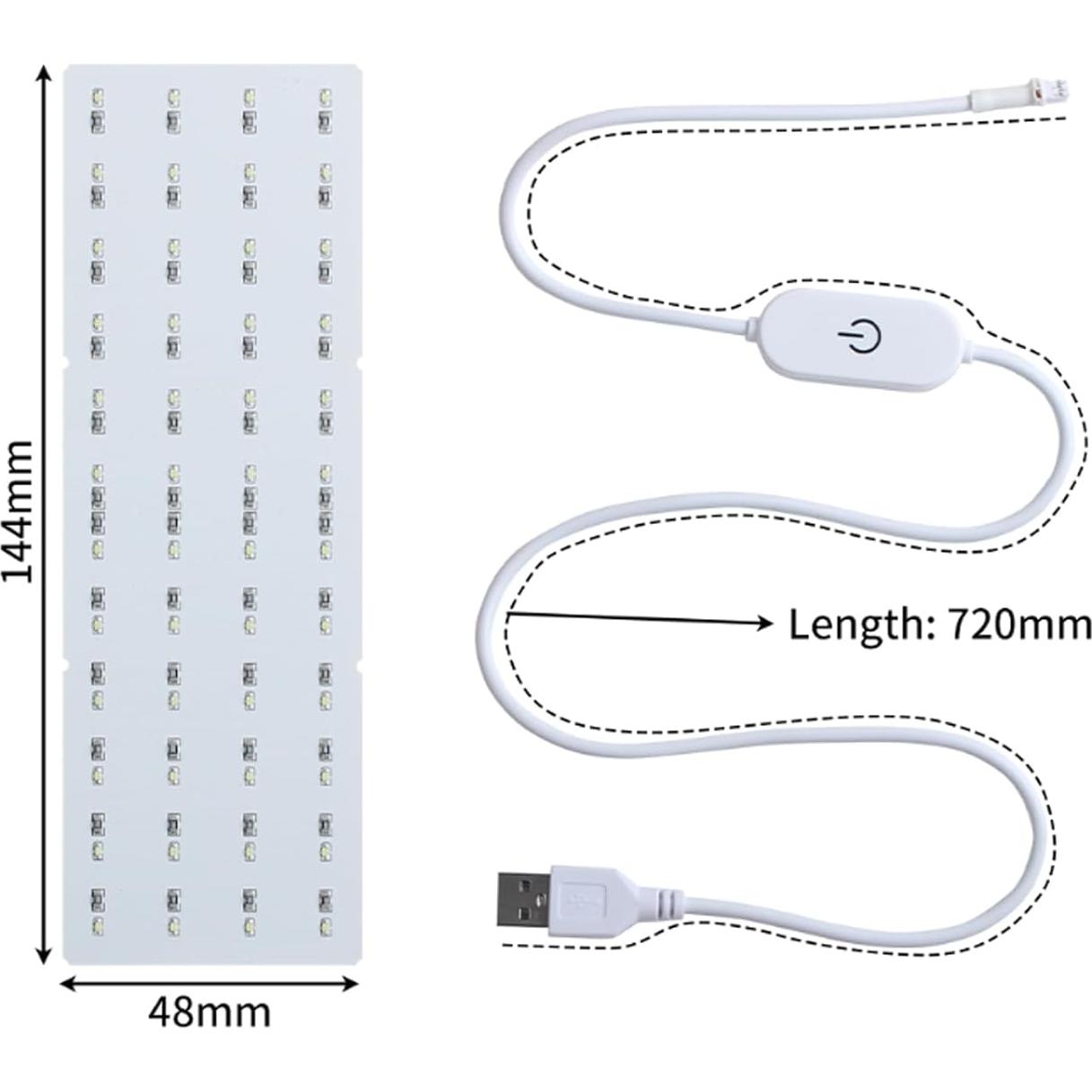 Kit de Placas de Retroiluminación LED 96x144mm Imdinnogo