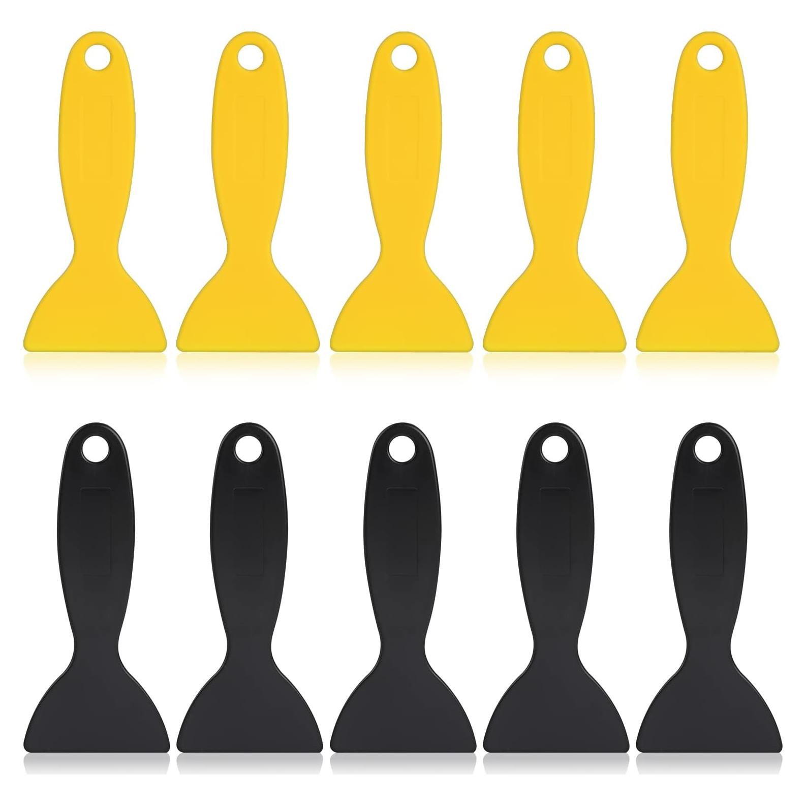 Raspadores de Plástico Sliverdew 10 Pcs para Pintura y Resina