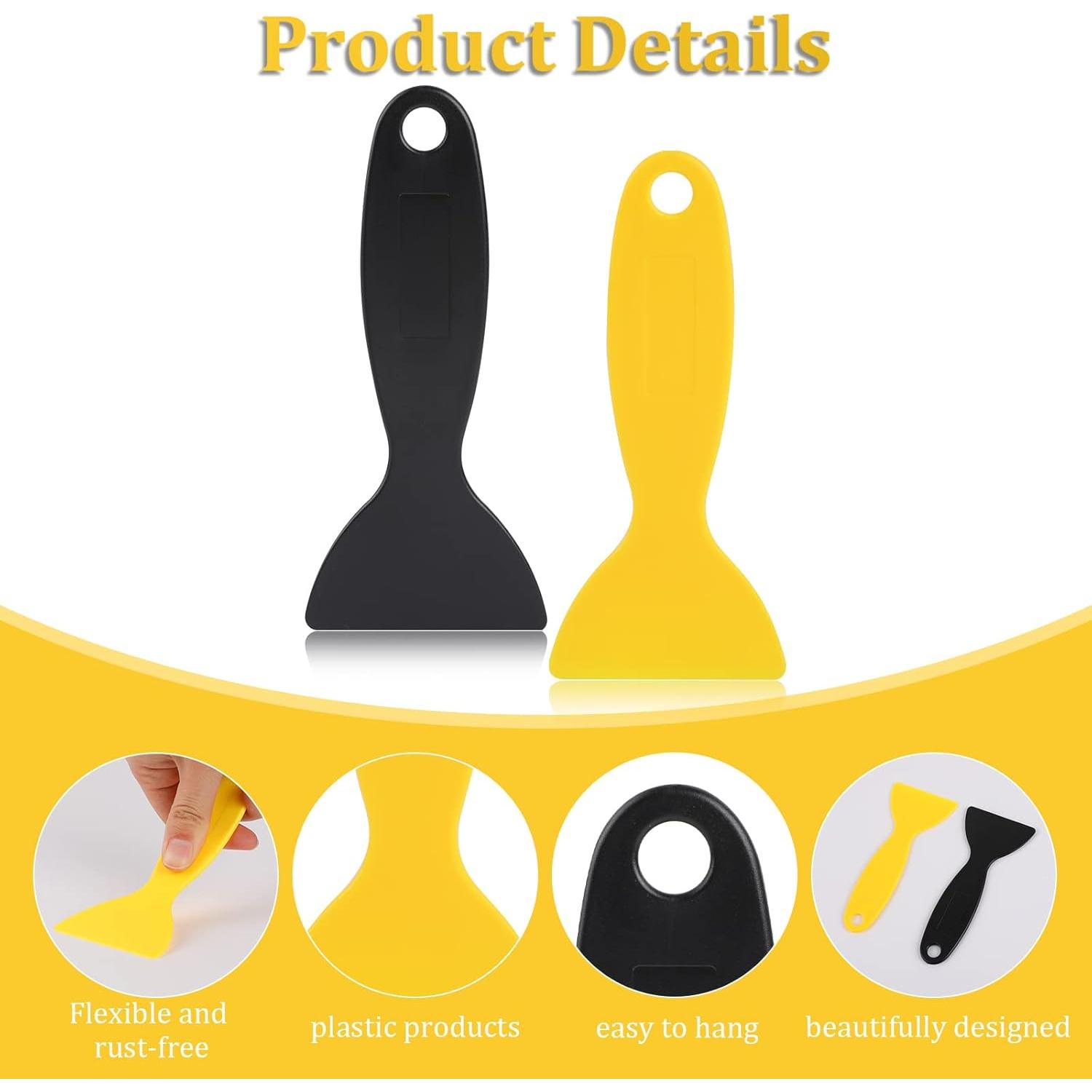 Raspadores de Plástico Sliverdew 10 Pcs para Pintura y Resina