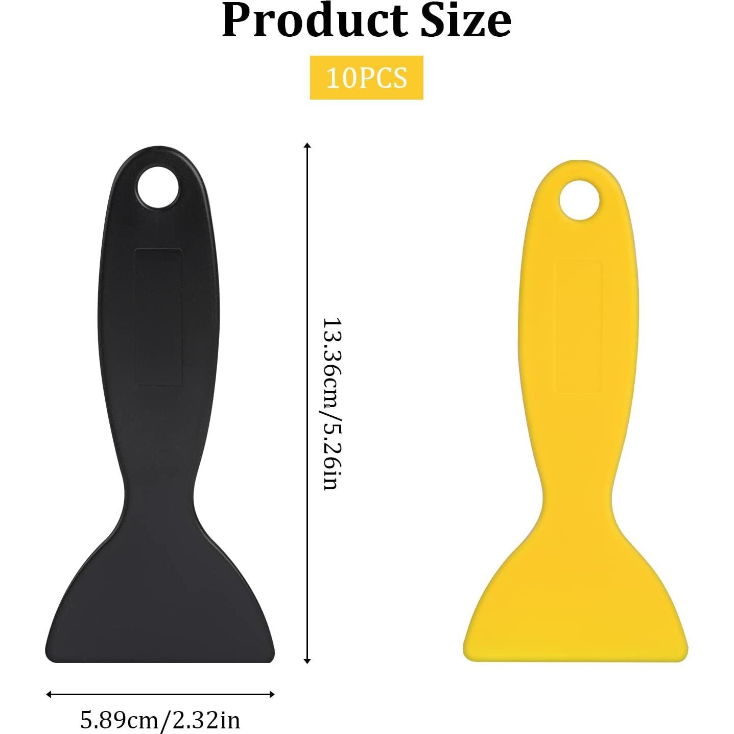 Raspadores de Plástico Sliverdew 10 Pcs para Pintura y Resina