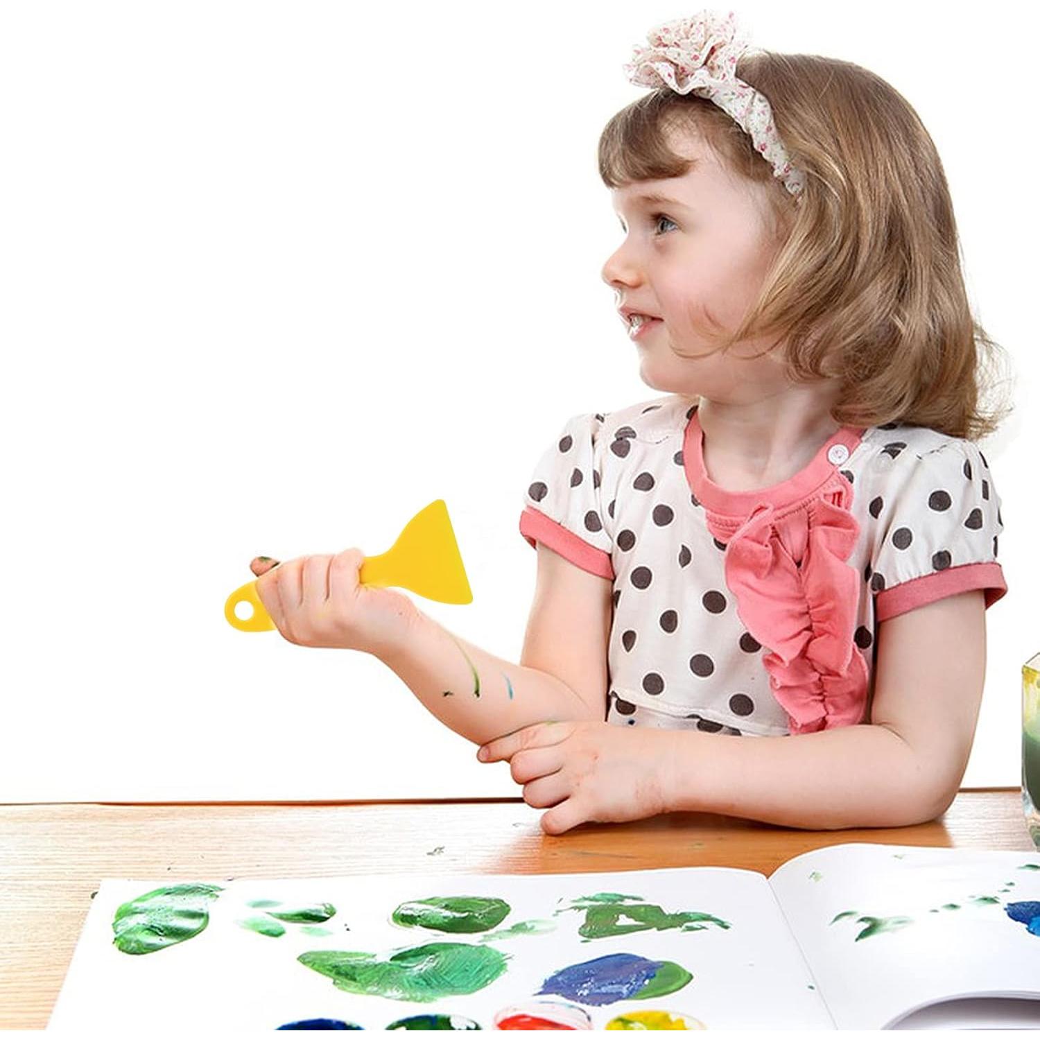 Raspadores de Plástico Sliverdew 10 Pcs para Pintura y Resina