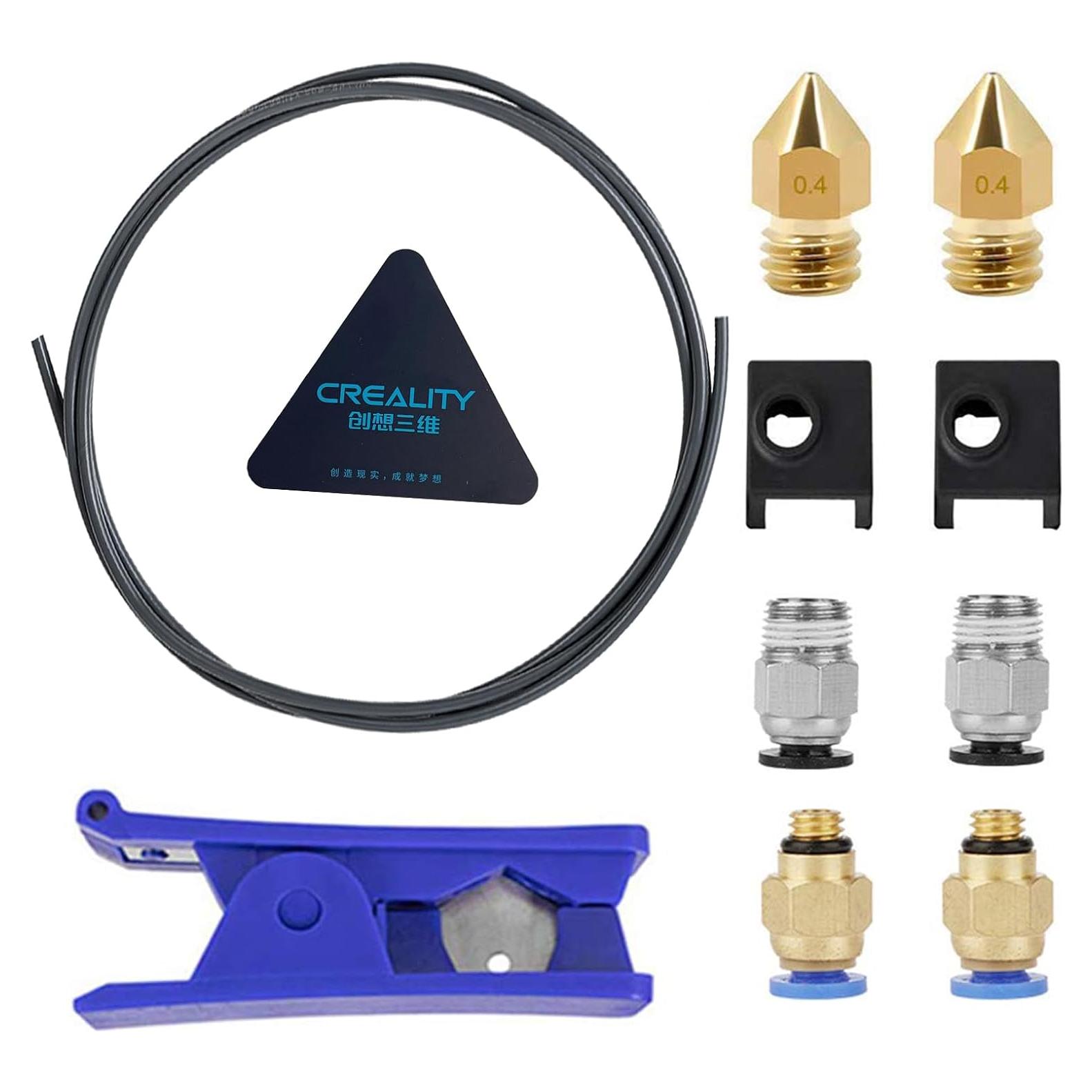 Kit de impresora 3D Creality Upgrade con tubo PTFE 2m y accesorios