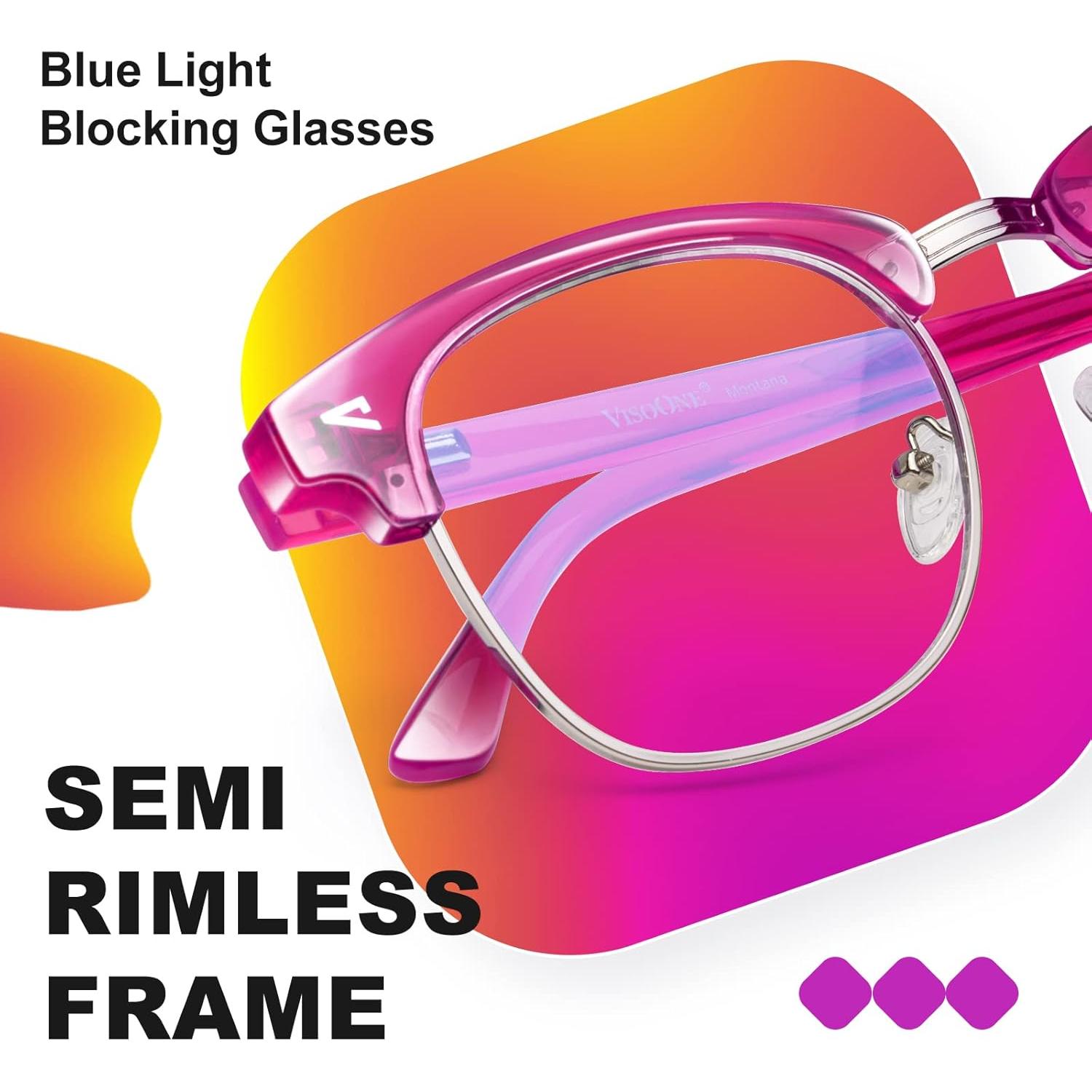 Gafas Bloqueo Luz Azul VISOONE Cuadradas Antirreflejo