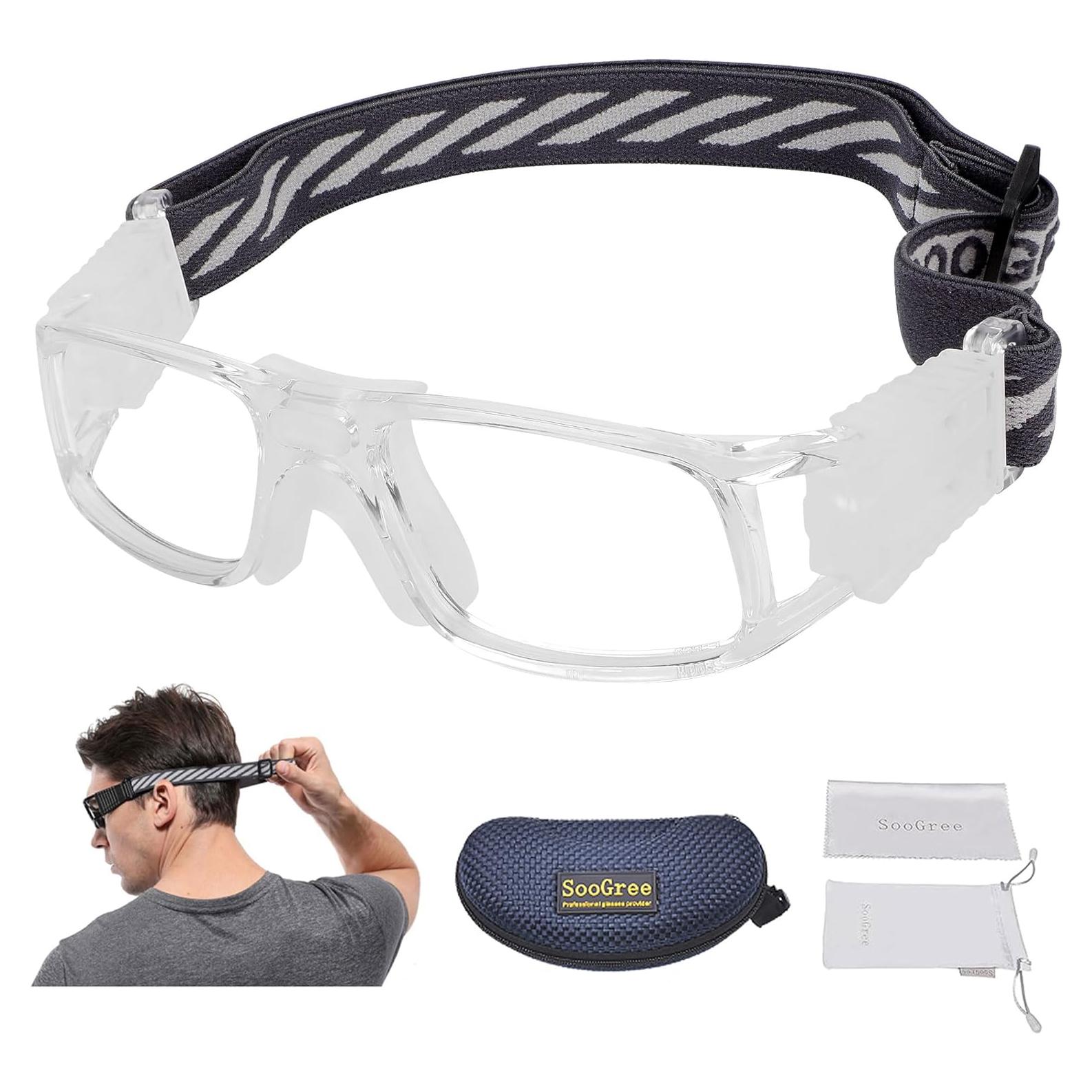 Gafas de Deporte SooGree con Lentes Removibles y Correa Ajustable