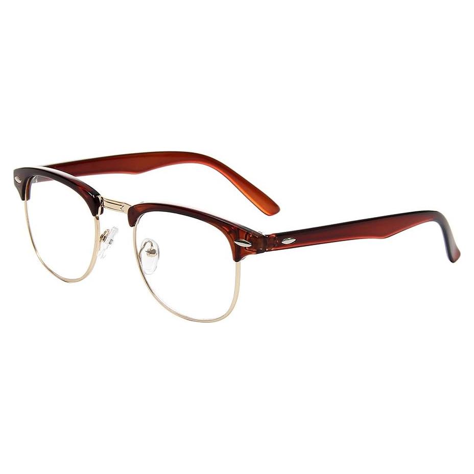 Gafas de medio marco Shiratori vintage para mujer