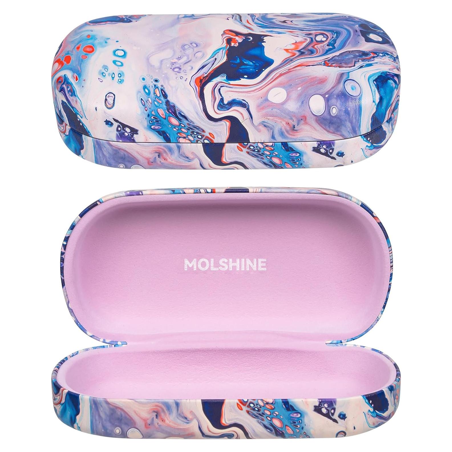Molshine Funda Dura para Gafas de Sol Grande Ocean