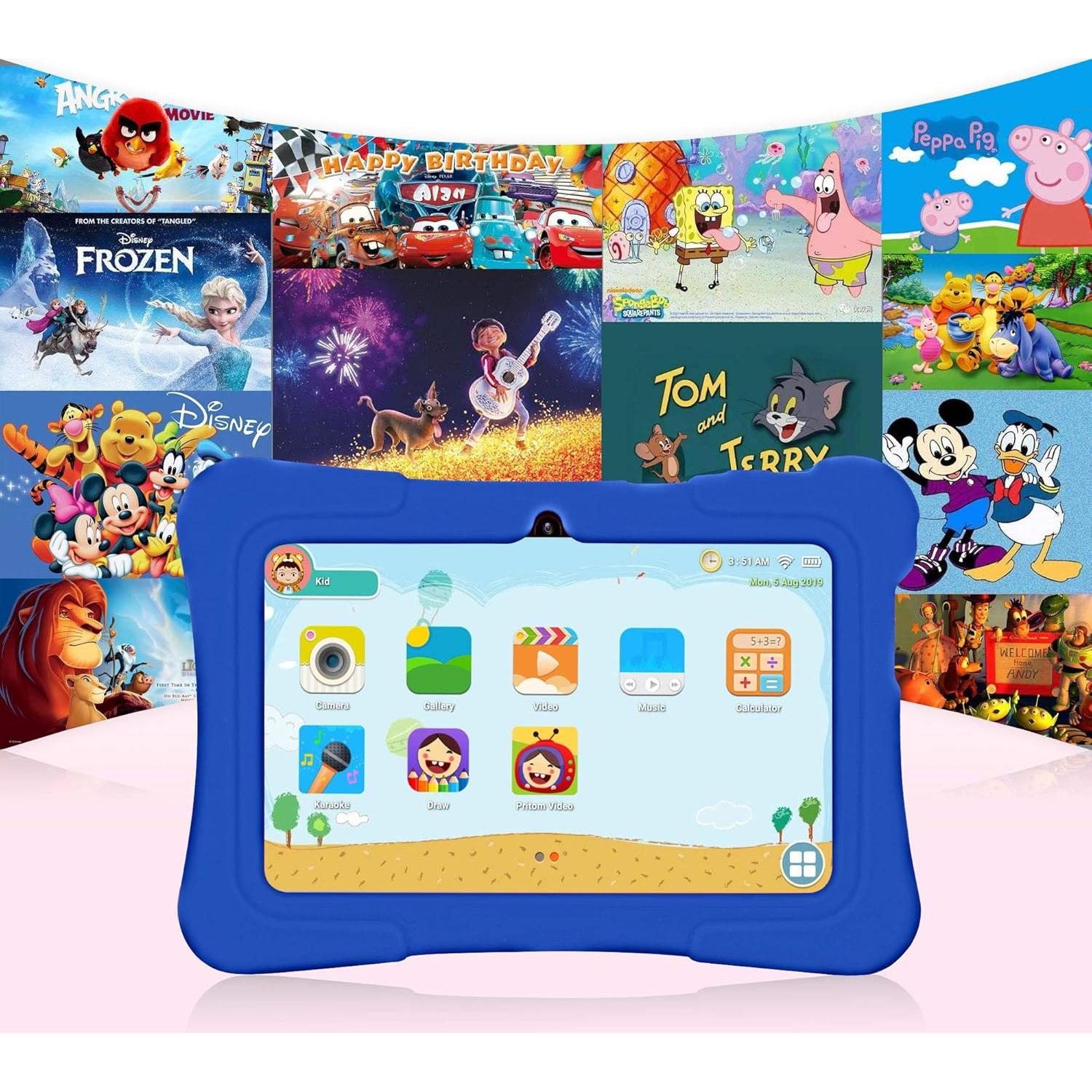 Tableta para Niños PRITOM K7 7" Android 13 32GB WiFi Bluetooth