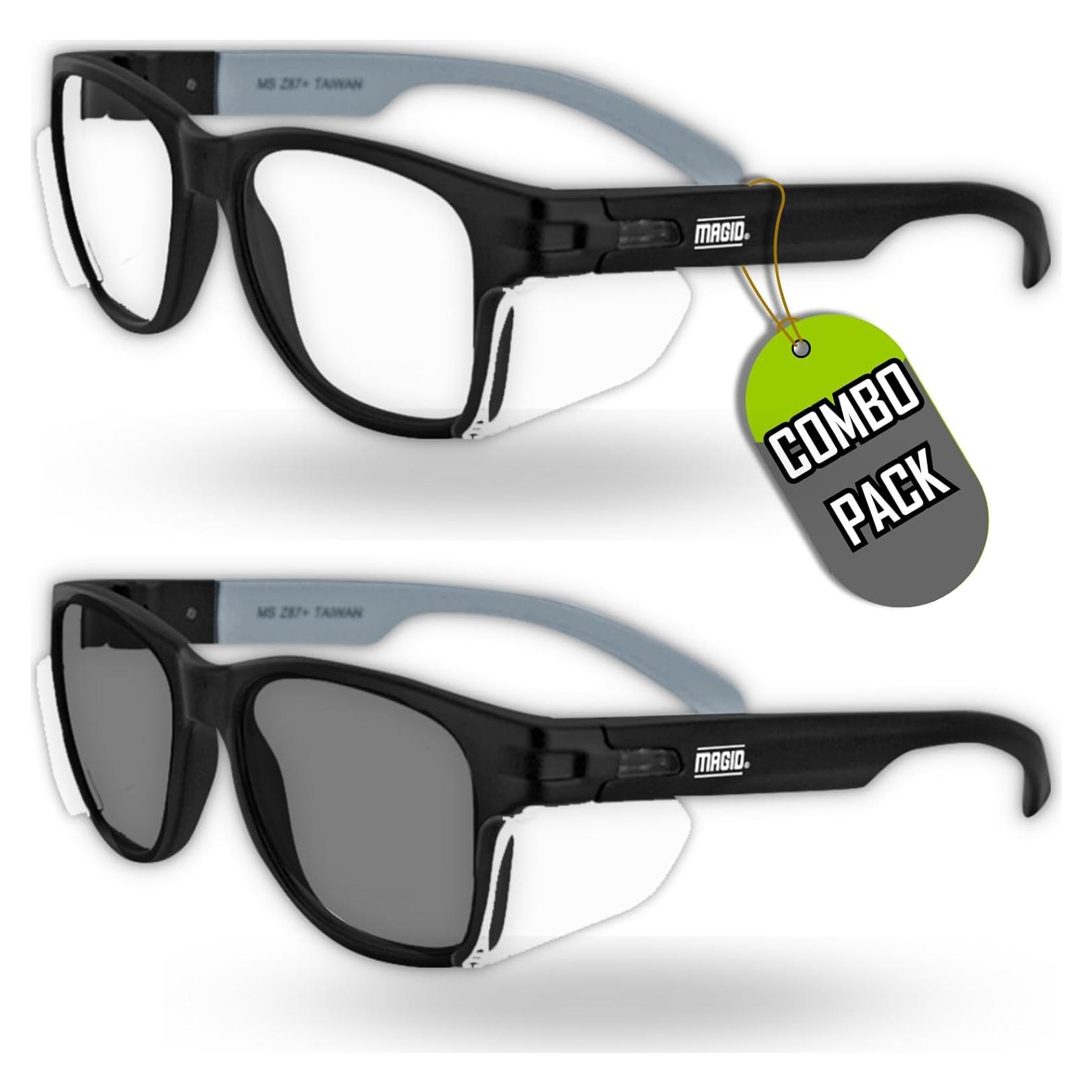 Gafas de Seguridad MAGID Y50 Antivaho con Protectores Laterales