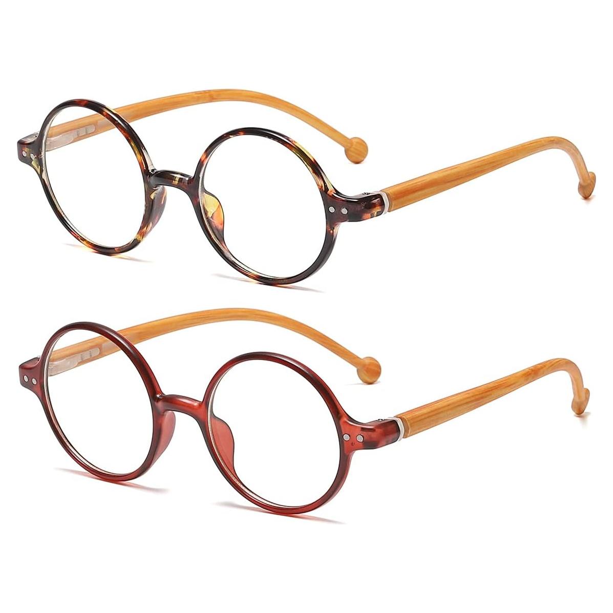 Gafas Retro Redondas JOVAKIT con Bloqueo Luz Azul Unisex