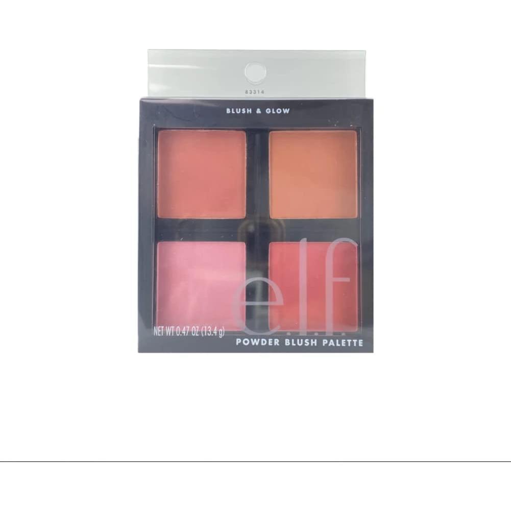 Paleta de Rubor en Polvo e.l.f. Cosmetics - 4 Tonos Ultra-Pigmentados