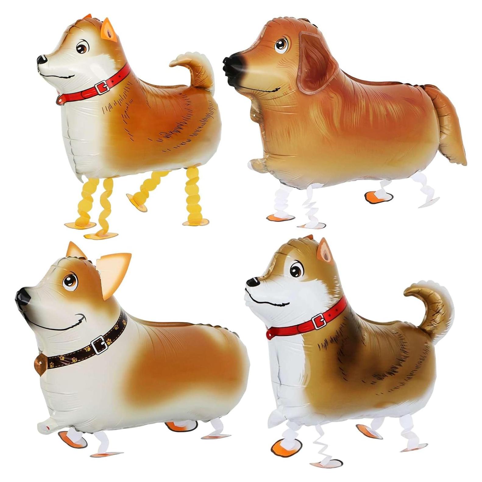 Globos de Perro Caminante LHOAVWE Paquete de 4 Gigante