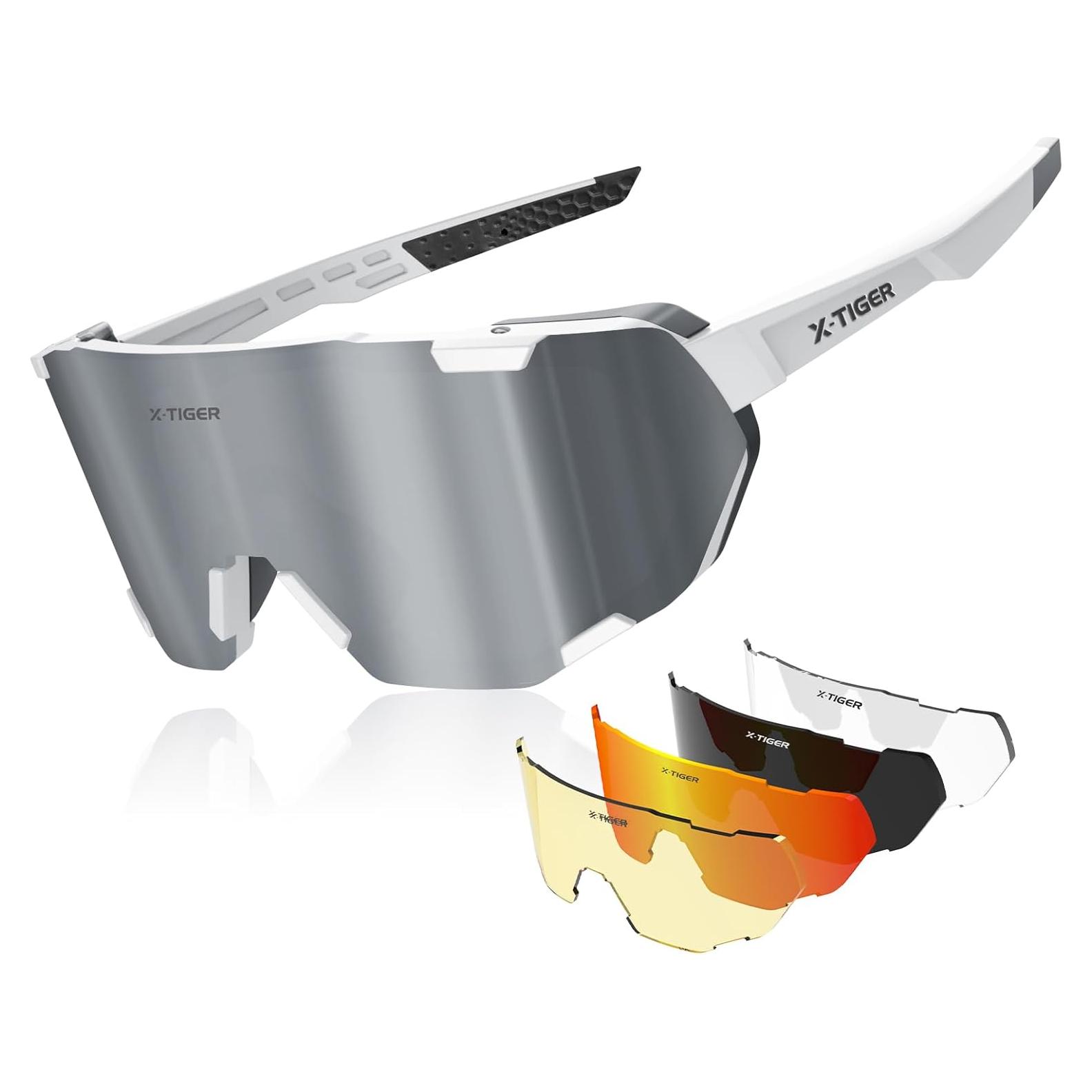 Gafas de Ciclismo X-TIGER 5 Lentes UV400 para Adultos