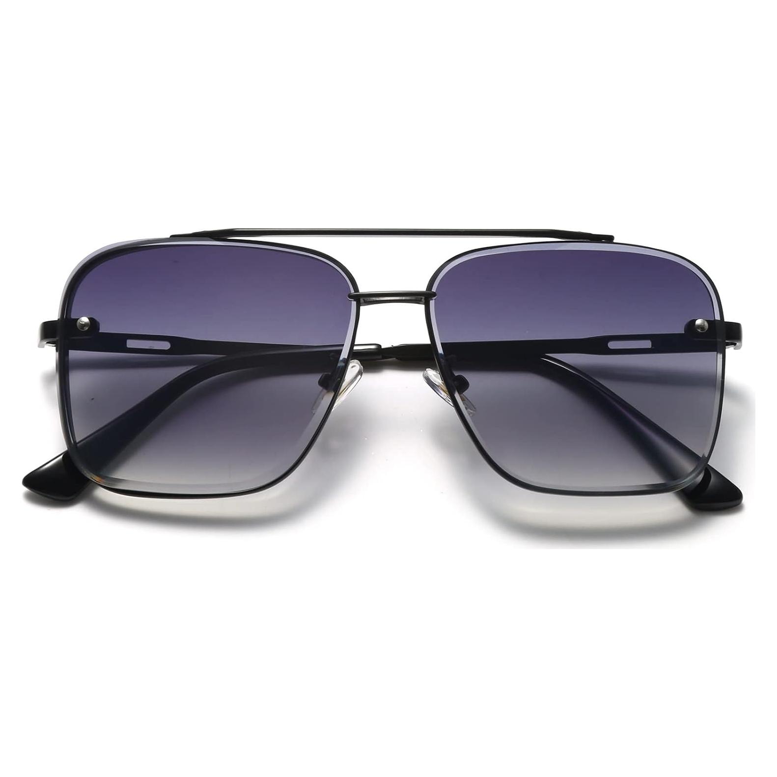 Gafas de sol cuadradas Breaksun UV400 unisex, lentes HD