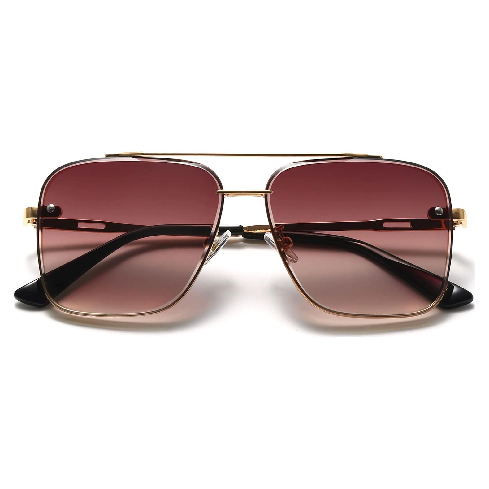 Gafas de sol cuadradas Breaksun con lente UV400 y estilo retro