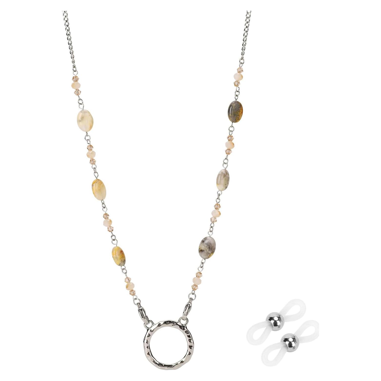 Cadena para Gafas HD-12 Hecho a Mano - Champán 81 cm